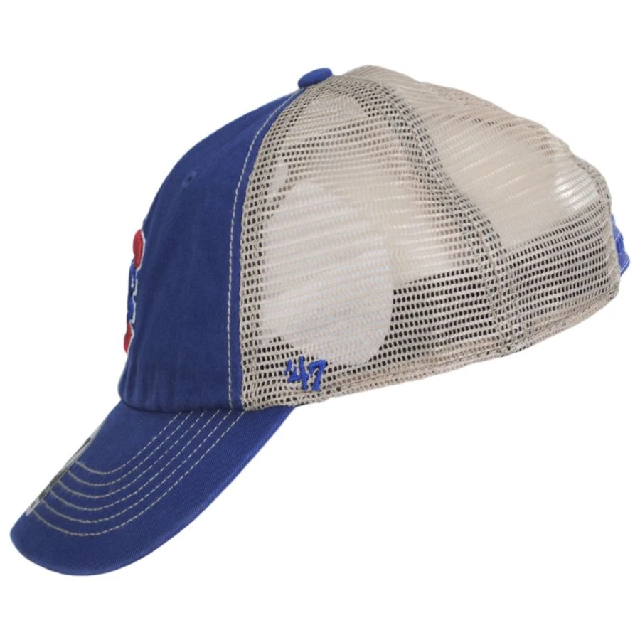 '47 BRAND Chicago Cubs Trawler 47 Mesh Clean Up Baseball Cap 4 '47 BRAND Chicago Cubs Trawler 47 Mesh Clean Up Baseball Cap - Image 2