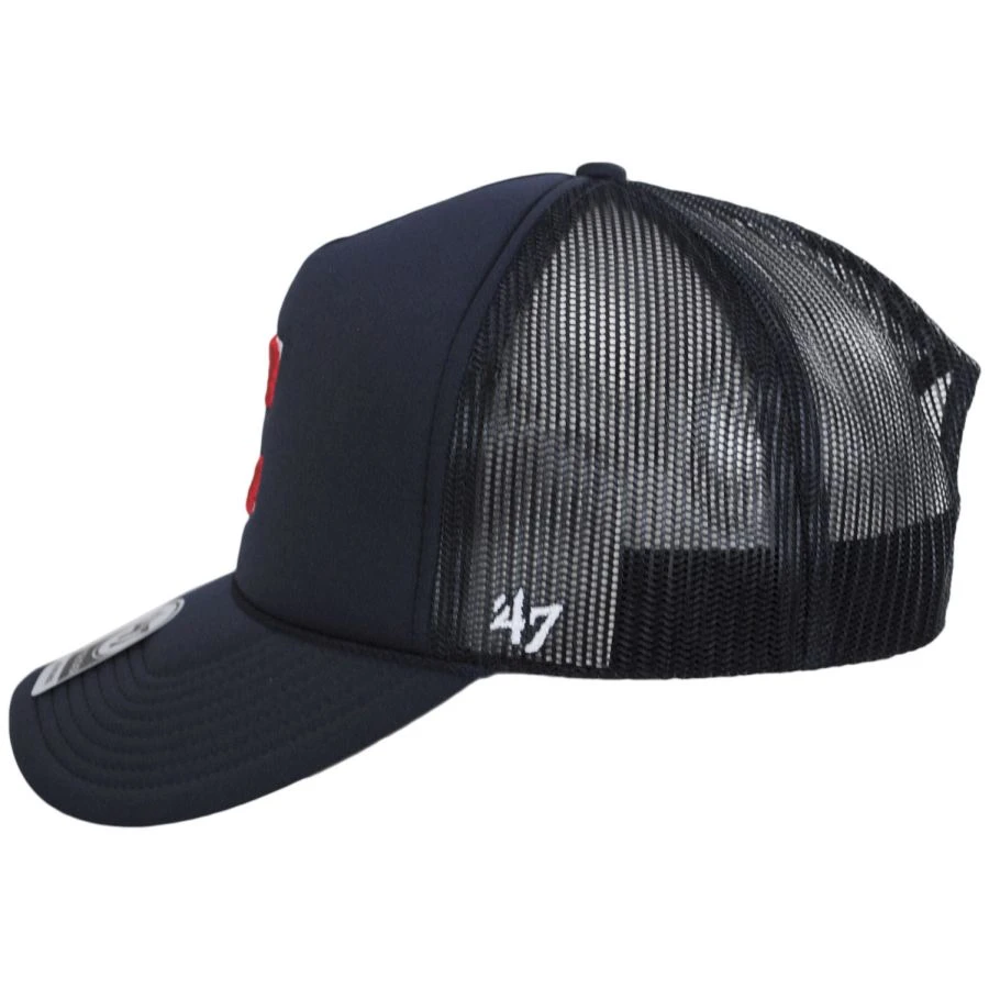 '47 BRAND Cleveland Guardians MLB Foam Mesh Trucker Snapback Baseball Cap 4 '47 BRAND Cleveland Guardians MLB Foam Mesh Trucker Snapback Baseball Cap - Image 2