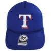 '47 BRAND Texas Rangers MLB Foam Mesh Trucker Snapback Baseball Cap -Fashion Hat Discount Store 470471