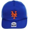 '47 BRAND New York Mets MLB Foam Mesh Trucker Snapback Baseball Cap 2 '47 BRAND New York Mets MLB Foam Mesh Trucker Snapback Baseball Cap -Fashion Hat Discount Store 470507