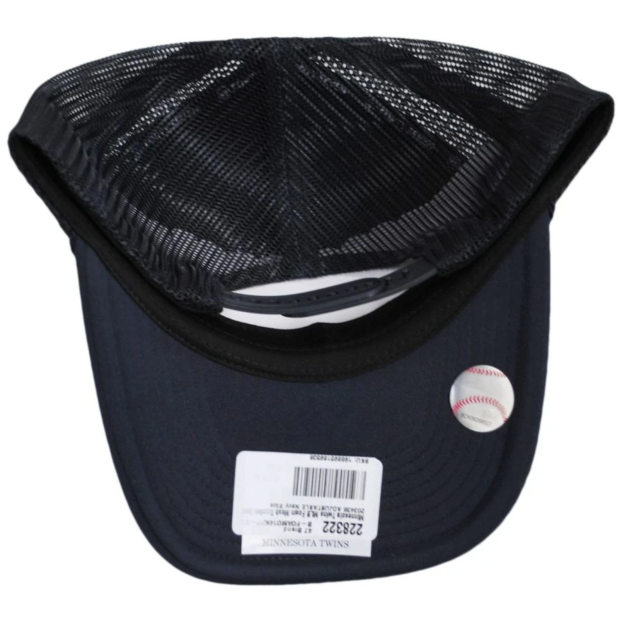 '47 BRAND Minnesota Twins MLB Foam Mesh Trucker Snapback Baseball Cap 5 '47 BRAND Minnesota Twins MLB Foam Mesh Trucker Snapback Baseball Cap - Image 3