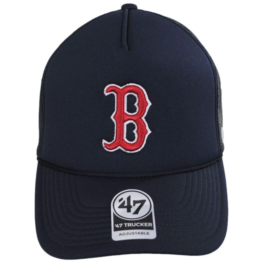 '47 BRAND Boston Red Sox MLB Foam Mesh Trucker Snapback Baseball Cap 3 '47 BRAND Boston Red Sox MLB Foam Mesh Trucker Snapback Baseball Cap