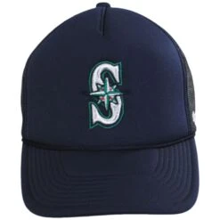 '47 BRAND Seattle Mariners MLB Foam Mesh Trucker Snapback Baseball Cap