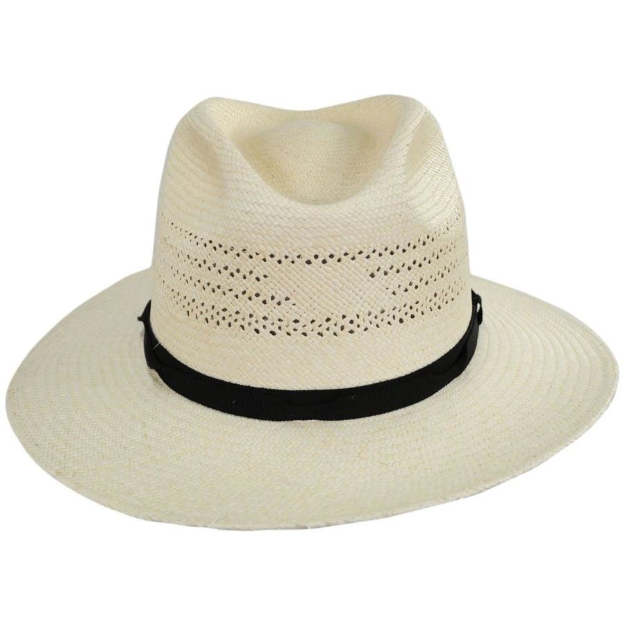 Bailey Coram Panama Straw Fedora Hat 3 Bailey Coram Panama Straw Fedora Hat
