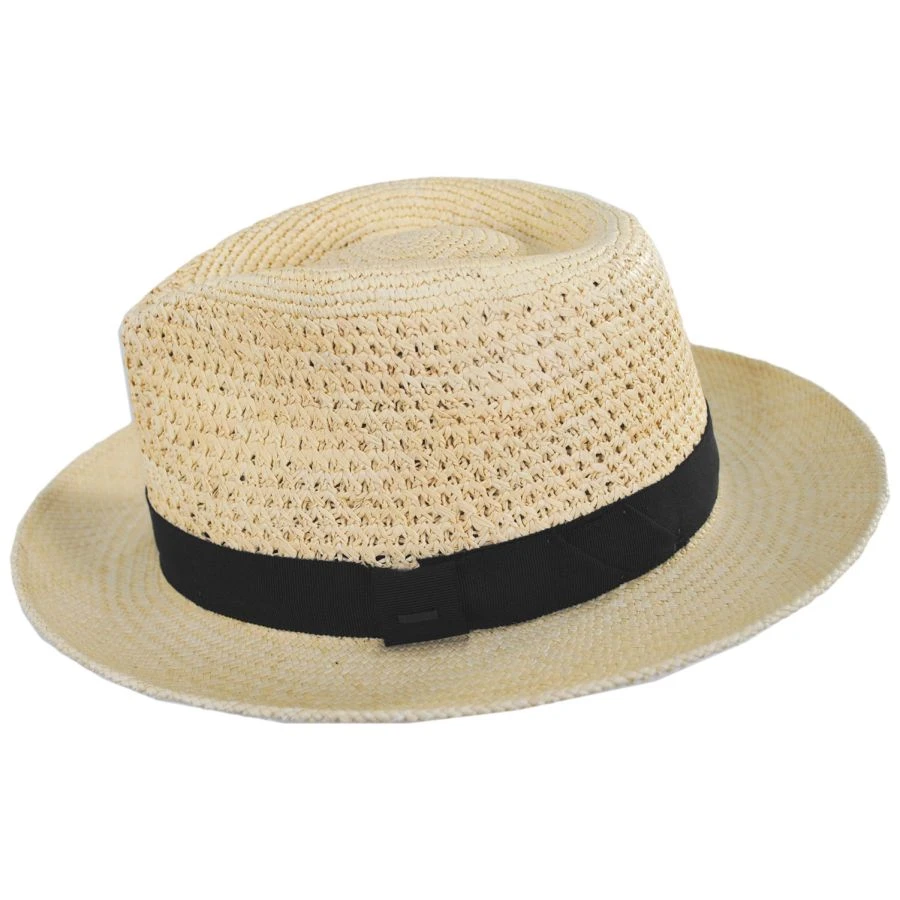 Bailey Racer Panama Straw Fedora Hat 4 Bailey Racer Panama Straw Fedora Hat - Image 2