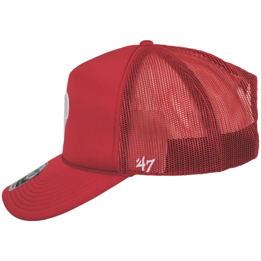 '47 BRAND Philadelphia Phillies MLB Foam Mesh Trucker Snapback Baseball Cap 4 '47 BRAND Philadelphia Phillies MLB Foam Mesh Trucker Snapback Baseball Cap - Image 2