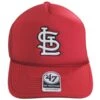 '47 BRAND St. Louis Cardinals MLB Foam Mesh Trucker Snapback Baseball Cap -Fashion Hat Discount Store 471027