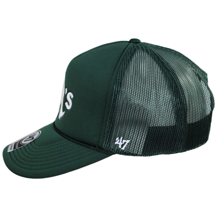 '47 BRAND Oakland Athletics MLB Foam Mesh Trucker Snapback Baseball Cap 4 '47 BRAND Oakland Athletics MLB Foam Mesh Trucker Snapback Baseball Cap - Image 2
