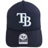 '47 BRAND Tampa Bay Rays MLB Foam Mesh Trucker Snapback Baseball Cap -Fashion Hat Discount Store 471072
