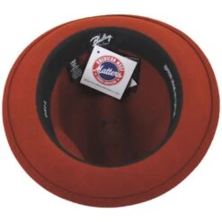 Bailey Tino Wool LiteFelt Trilby Fedora Hat - Rust -Fashion Hat Discount Store 471875