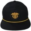 Global MP Cotton Snapback Baseball Cap - Black