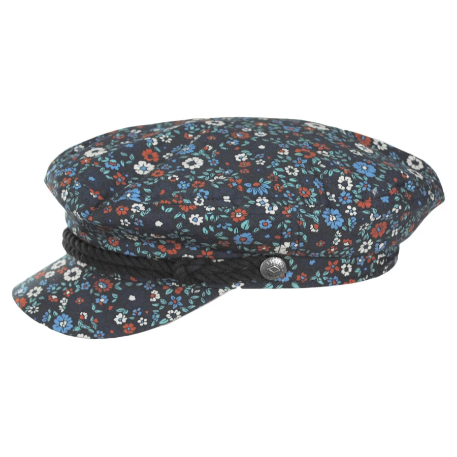 Floral Cotton Fiddler's Cap 4 Floral Cotton Fiddler's Cap - Image 2