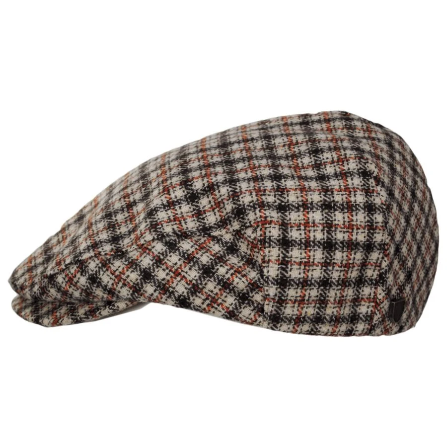 Hooligan Plaid Ivy Cap - Sand 4 Hooligan Plaid Ivy Cap - Sand - Image 2