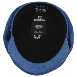 Cotton Corduroy Fiddler Cap - Ocean Blue 7 Cotton Corduroy Fiddler Cap - Ocean Blue -Fashion Hat Discount Store 475346