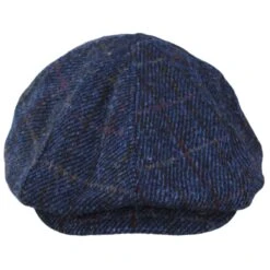 Stetson Saville Harris Tweed Wool Newsboy Cap