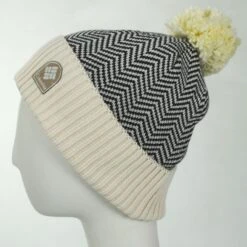 Columbia Sportswear Palmer Peak Repreve Pom Beanie Hat - Ivory -Fashion Hat Discount Store 476739