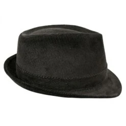 Corduroy C-Crown Trilby Fedora Hat -Fashion Hat Discount Store 52838