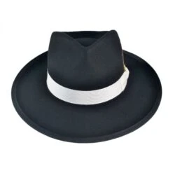 Made In The USA - Classics Zoot Wool Felt Fedora Hat -Fashion Hat Discount Store 56021