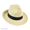 Brisa Grade 8 Panama Straw Fedora Hat