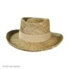 Pebble Beach Seagrass Straw Gambler Hat