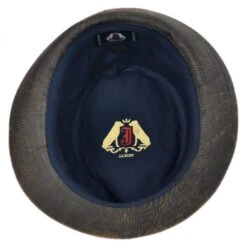 Weathered Cotton Trilby Fedora Hat -Fashion Hat Discount Store 73598