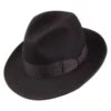 Pinch Crown Crushable Wool Felt Fedora Hat -Fashion Hat Discount Store 76132