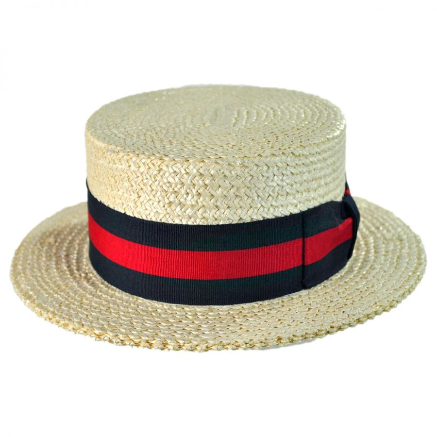 Italian Straw Skimmer Hat 3 Italian Straw Skimmer Hat
