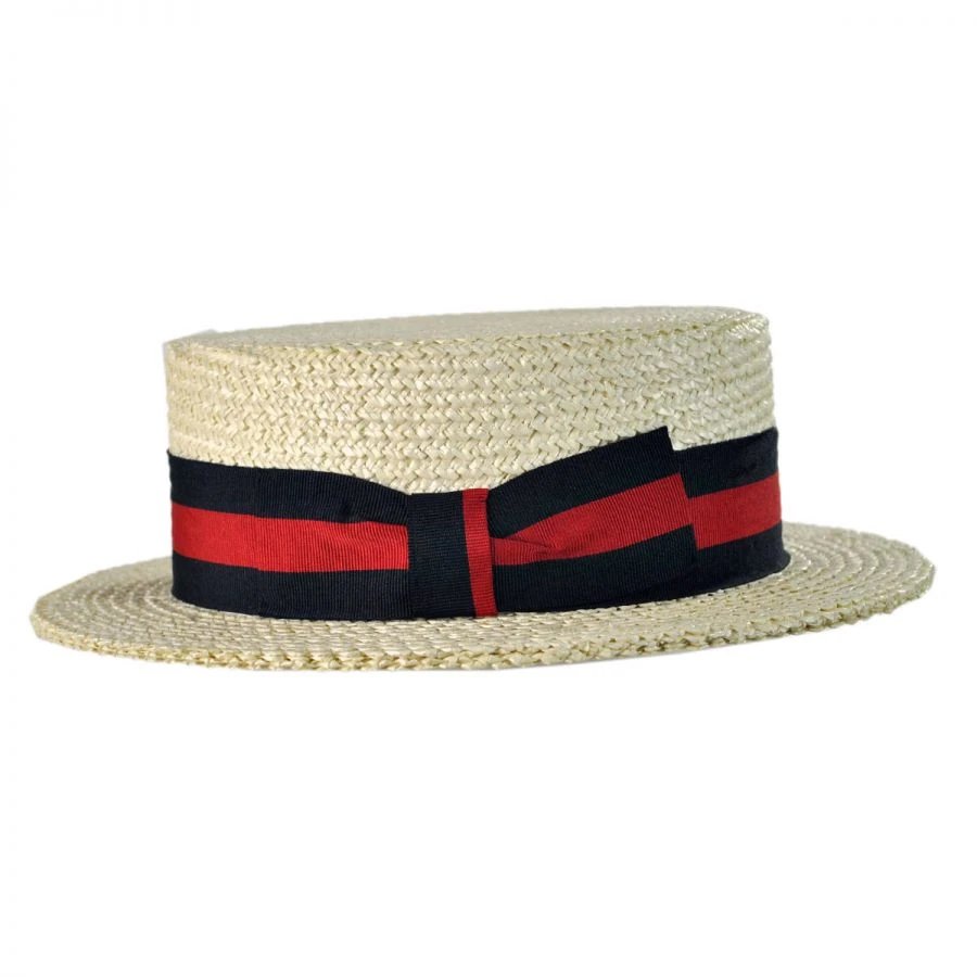 Italian Straw Skimmer Hat 4 Italian Straw Skimmer Hat - Image 2