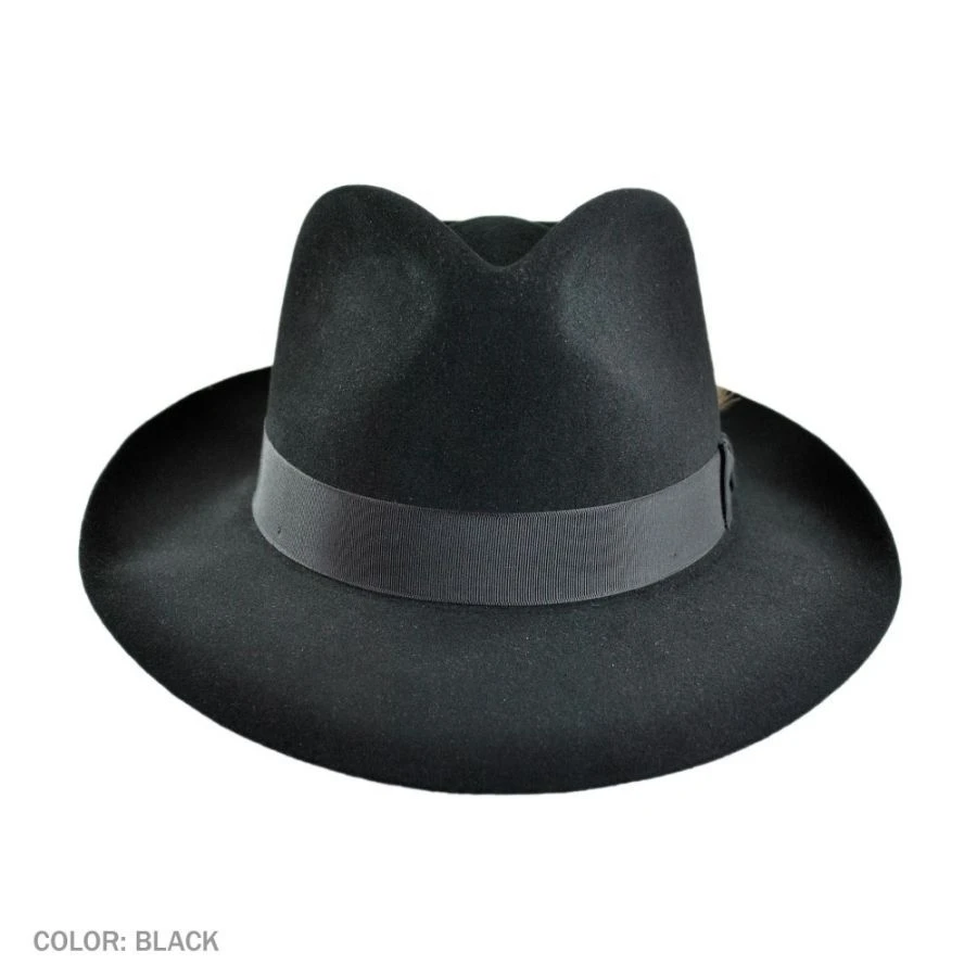 Stetson Downs Fur Felt Fedora Hat 3 Stetson Downs Fur Felt Fedora Hat
