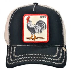 Goorin Bros Cock Mesh Trucker Snapback Baseball Cap - Black -Fashion Hat Discount Store 85349