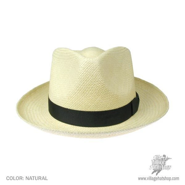 Stetson Retro Panama Straw Fedora Hat 5 Stetson Retro Panama Straw Fedora Hat - Image 3