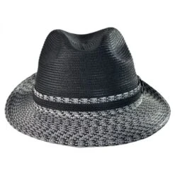 Bailey Mannesroe Polybraid Straw Fedora Hat