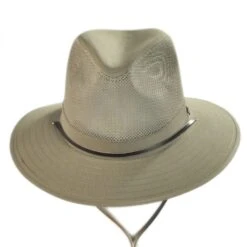 Mesh Crown Aussie Hat
