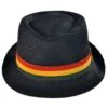Rasta Toyo Straw Diamond Crown Fedora Hat -Fashion Hat Discount Store 96703