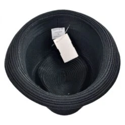 Rasta Toyo Straw Diamond Crown Fedora Hat -Fashion Hat Discount Store 96709