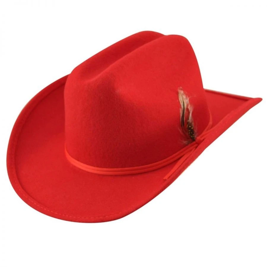 Kids' Bronco Jr Wool Felt Western Hat 2 Kids' Bronco Jr Wool Felt Western Hat