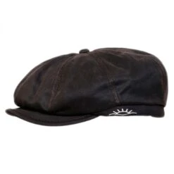 Brent Weathered Cotton Newsboy Cap