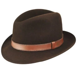Bailey Perry Lanolux Wool Felt Fedora Hat 7 Bailey Perry Lanolux Wool Felt Fedora Hat -Fashion Hat Discount Store size s 28